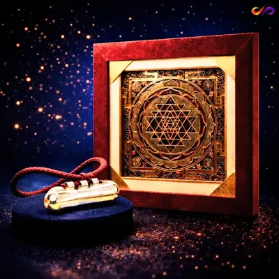 Mahalakshmi Dhankumbh ShreeYantra + Aakarshan Vashikaran Manibadh